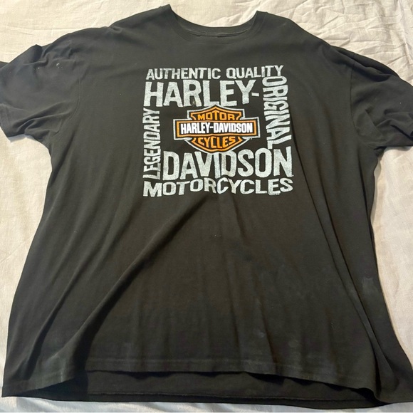 Harley-Davidson Black Tee with Iconic Logo - Picture 1 of 2